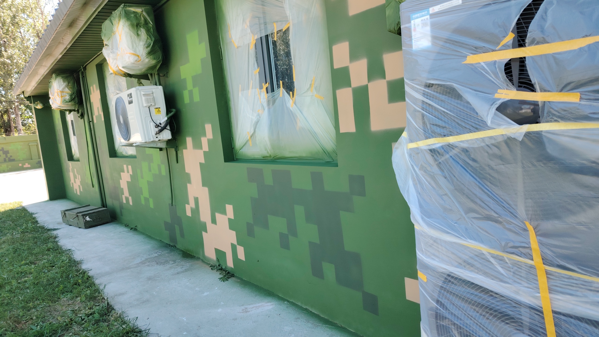 虹口外墙迷彩漆施工多少钱 伪装迷彩漆  