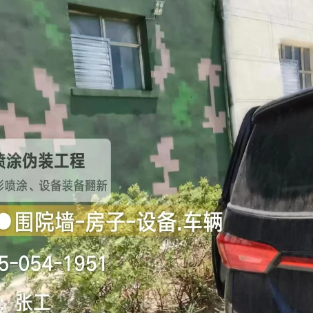 虹口数码迷彩漆施工